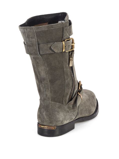 burberry boots grey